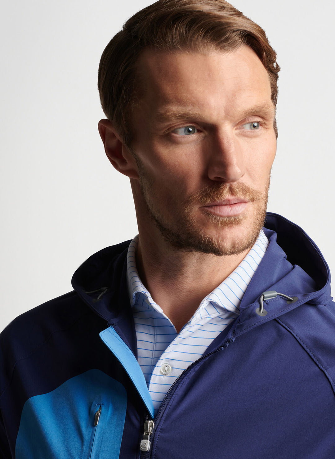 Peter Millar Mens Flex Adapt Half-Zip Hoodie - NAVY - Golf Anything Canada