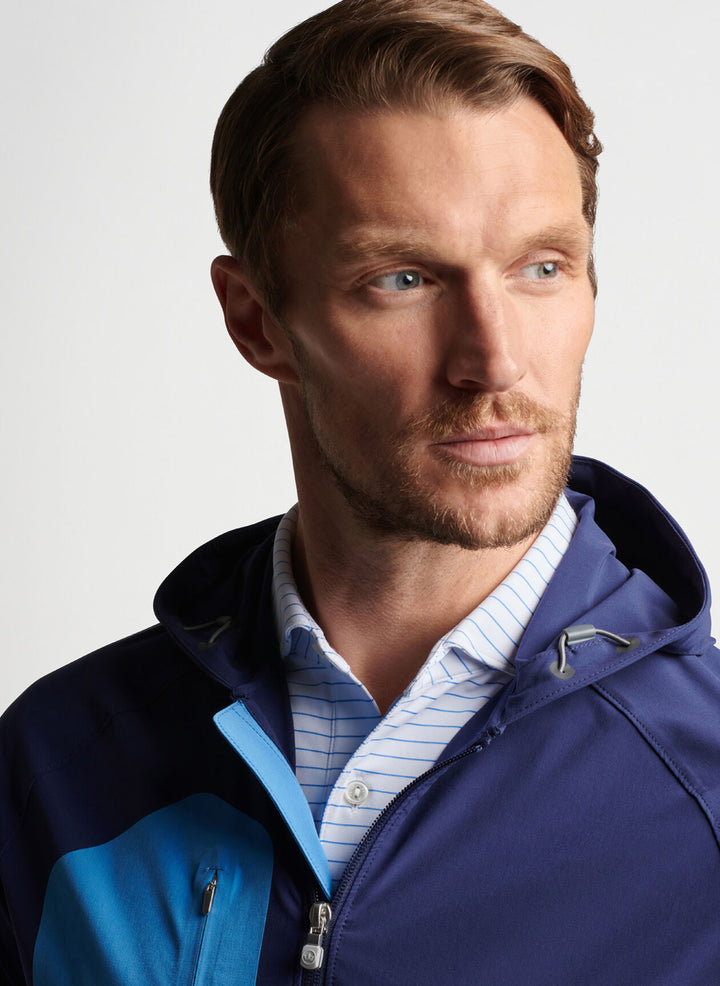 Peter Millar Mens Flex Adapt Half-Zip Hoodie - NAVY - Golf Anything Canada