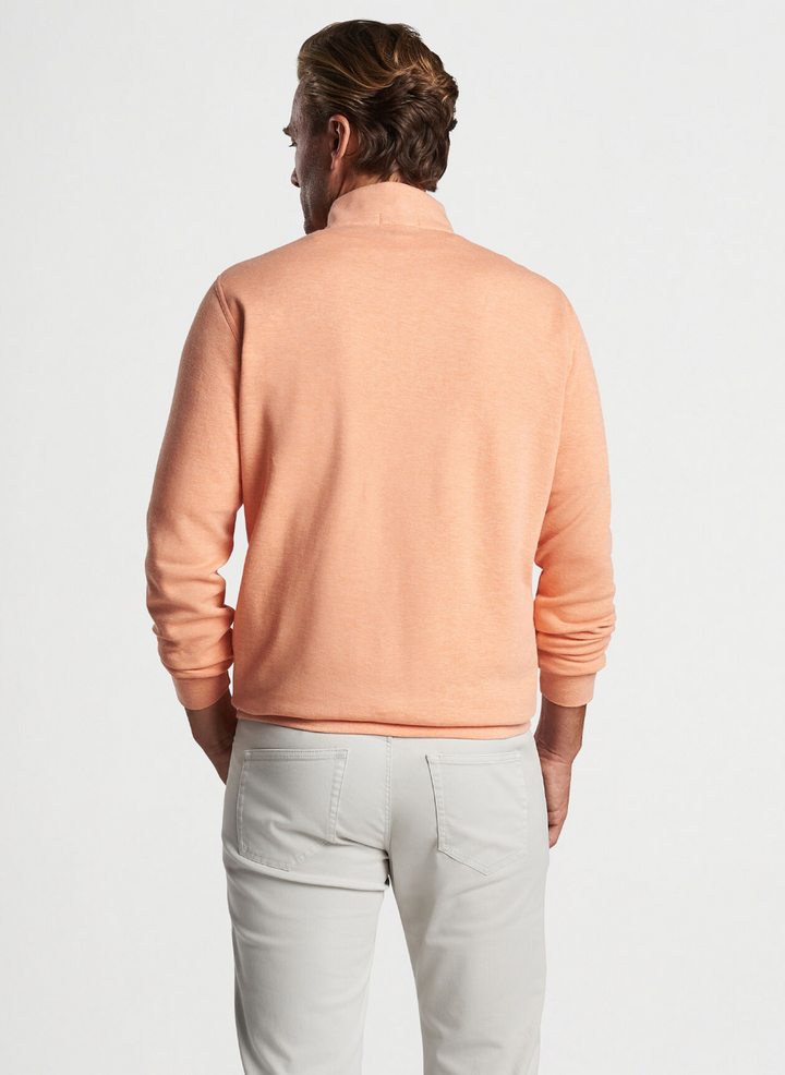 Peter Millar Mens Classic Fit Crown Comfort Pullover - CORAL HAZE