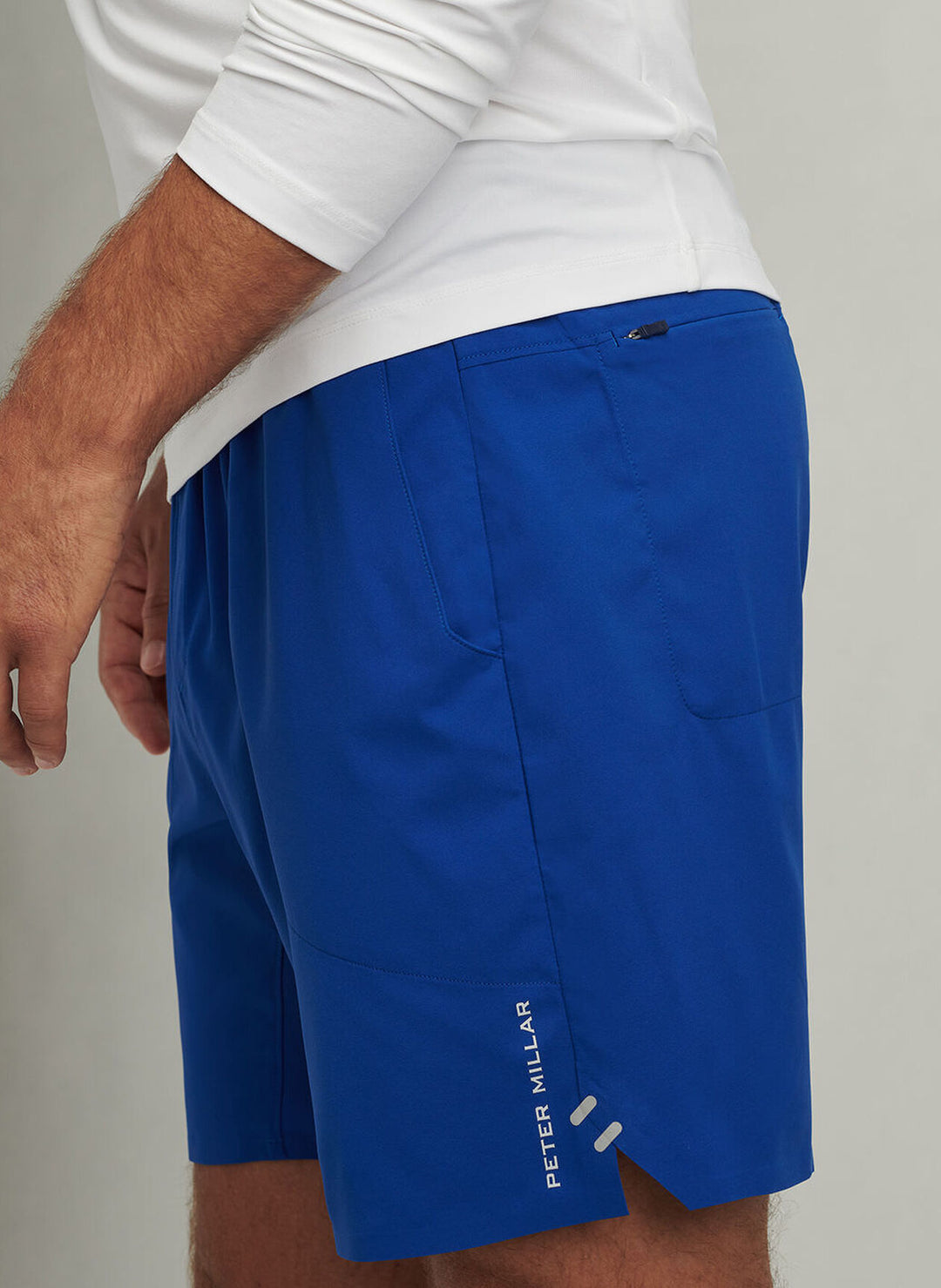 Peter Millar Mens Classic Fit Swift Performance Short - Tide