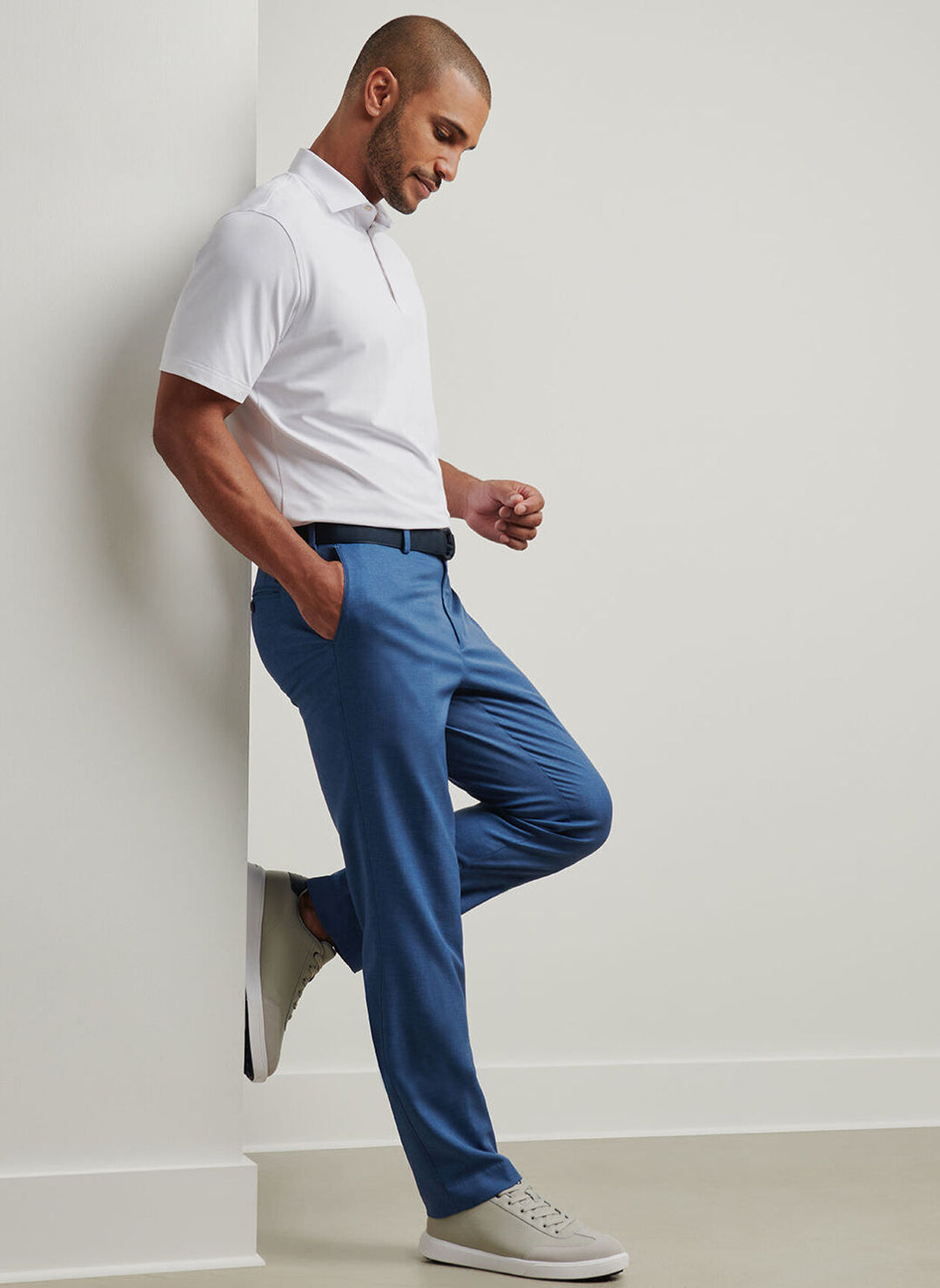 Peter Millar Mens Classic Fit Charlotte Performance Trouser - Windsor Blue
