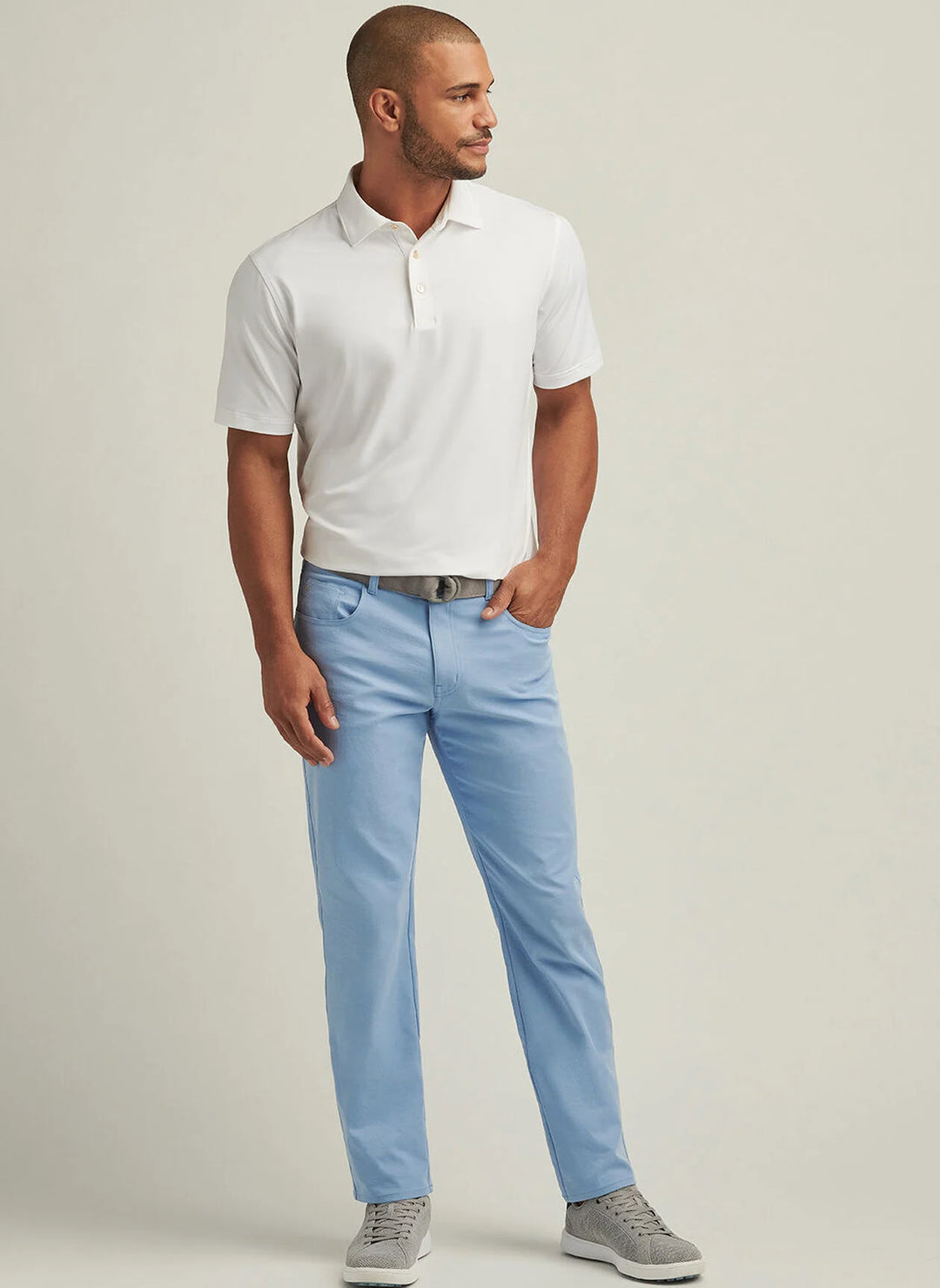 Peter Millar Mens Classic Fit Eb66 Performance Five-Pocket Pant - Blue Fade