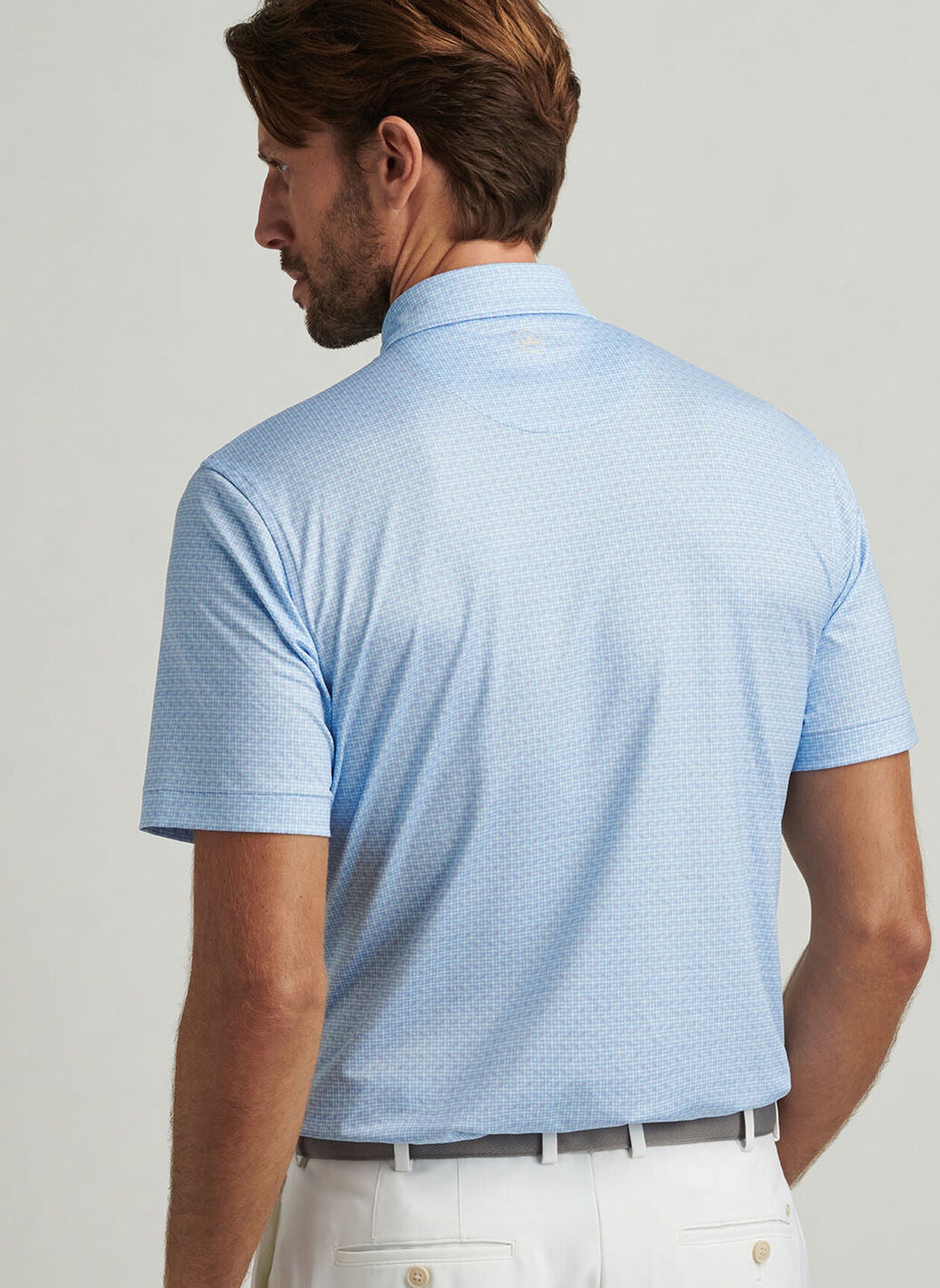 Peter Millar Mens Classic Fit Vega Performance Jersey Polo - Cottage B