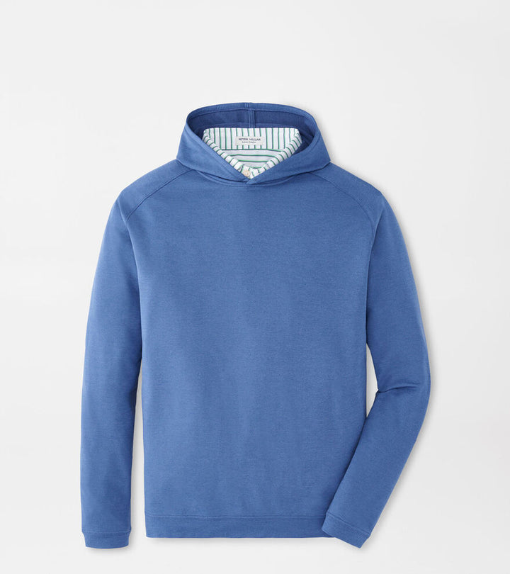 Peter Millar Mens Classic Fit Pine Performance Hoodie - Sport Navy