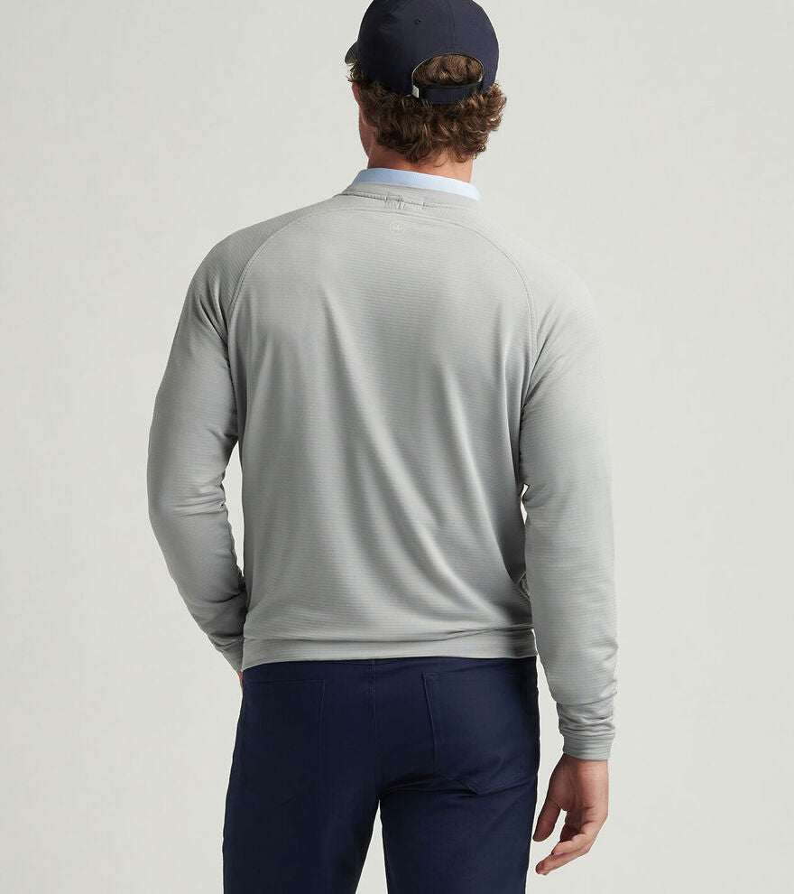 Peter Millar Men's Classic Fit Beaumont Performance Crew - GALE GREY