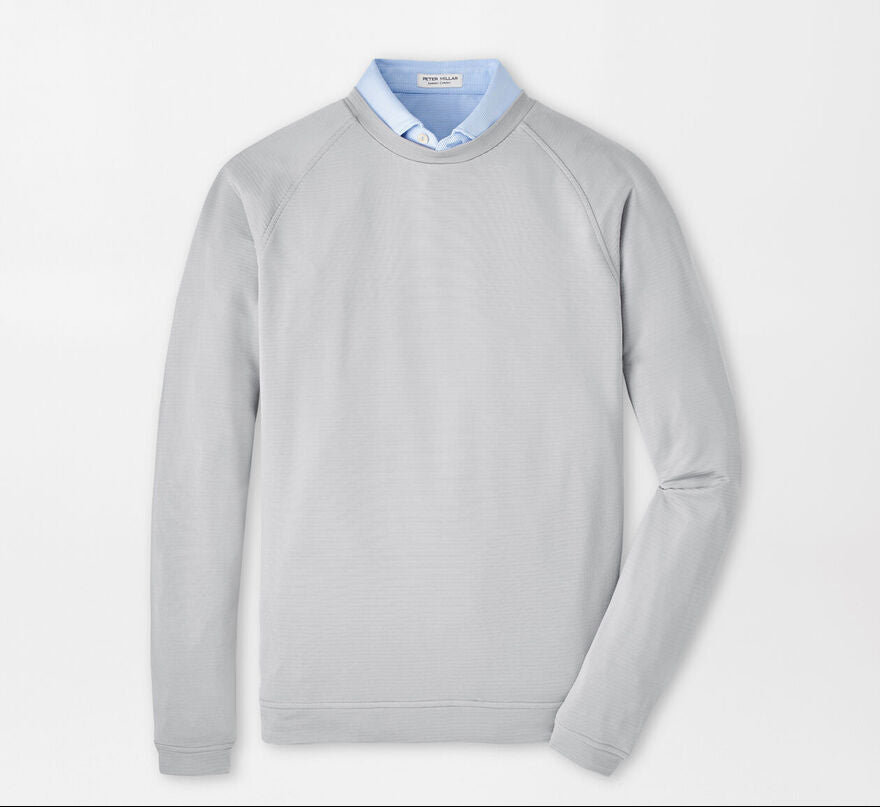 Peter Millar Men's Classic Fit Beaumont Performance Crew - GALE GREY