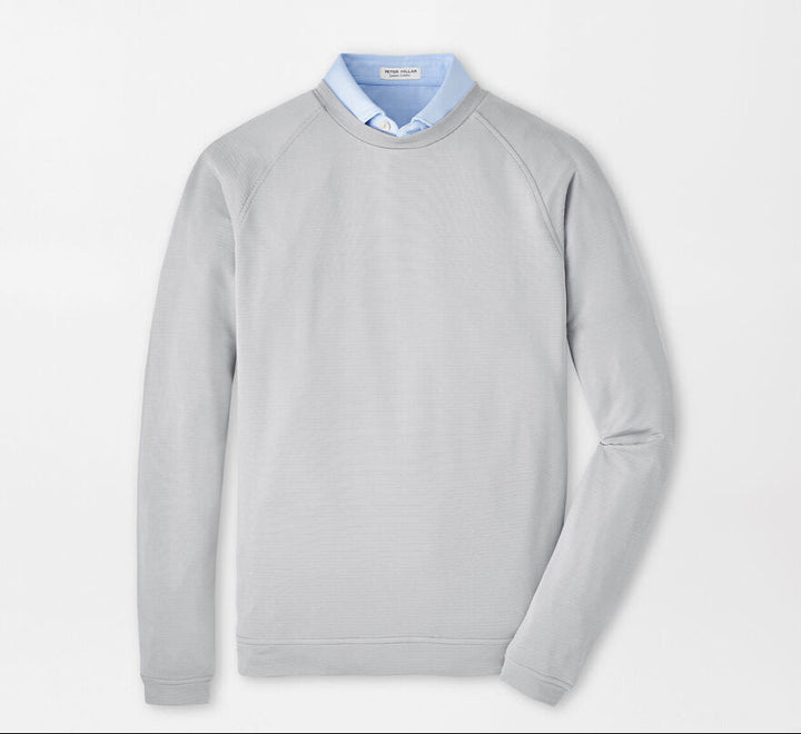 Peter Millar Men's Classic Fit Beaumont Performance Crew - GALE GREY