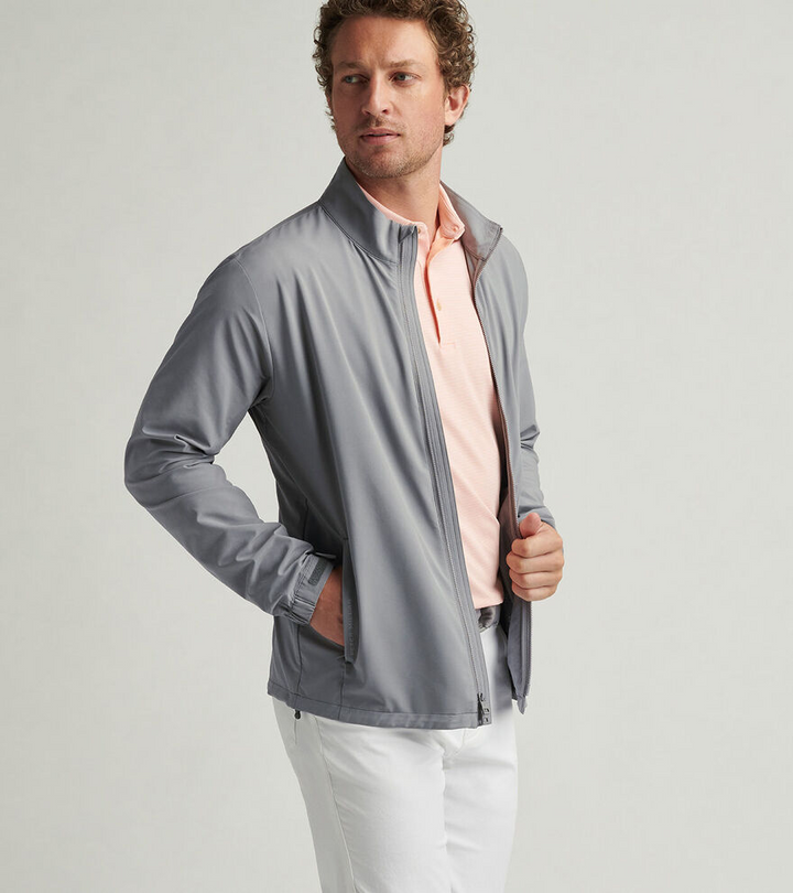 Peter Millar Mens Classic Fit Dunes Jacket - Oslo Grey