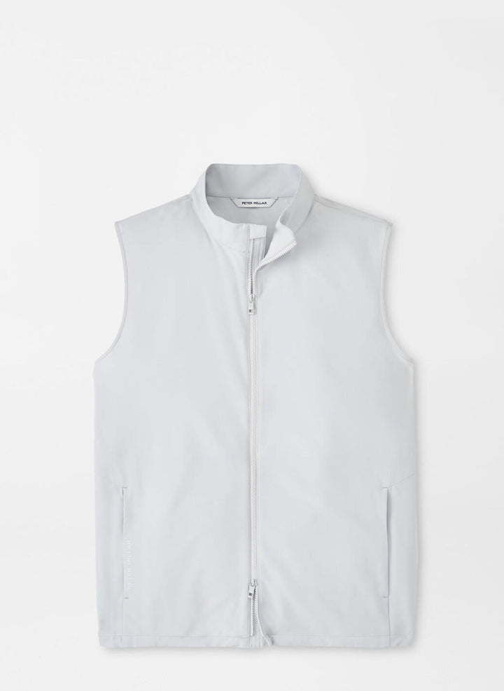 Peter Millar Mens Classic Fit Dunes Vest - British Grey