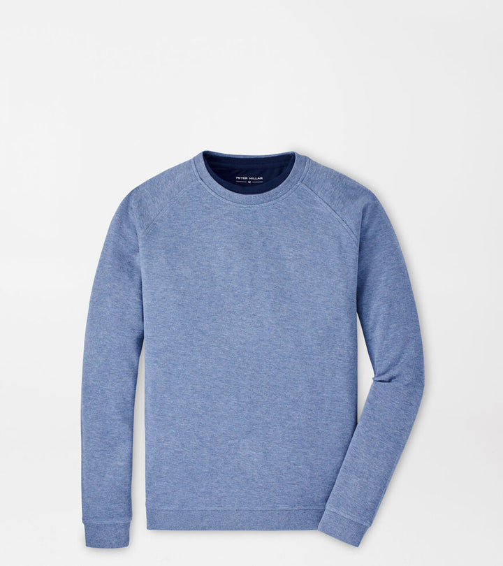 Peter Millar Mens Classic Fit Crown Comfort Knit Crew - Blue Freesia