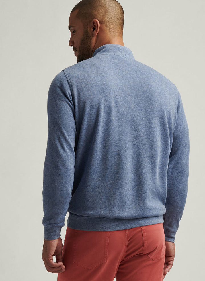 Peter Millar Mens Classic Fit Crown Comfort Pullover - Blue Freesia