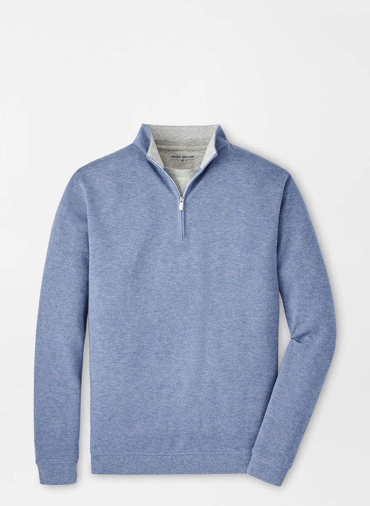 Peter Millar Mens Classic Fit Crown Comfort Pullover - Blue Freesia