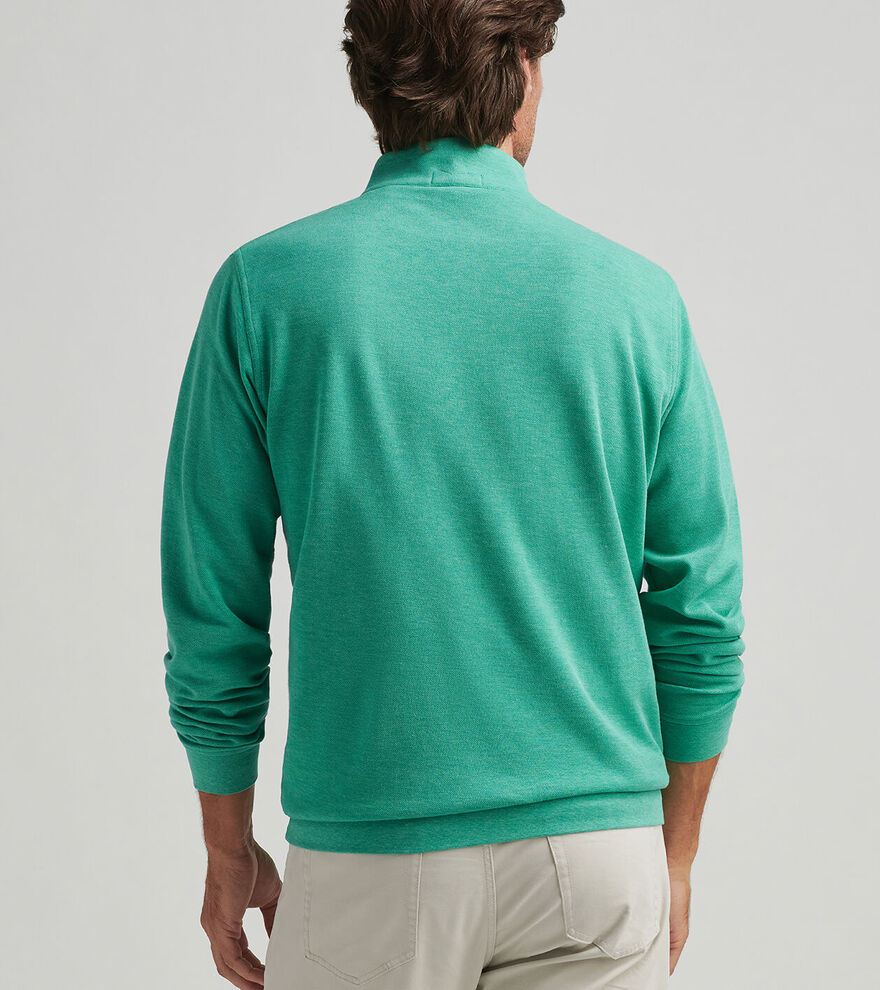 Peter Millar Mens Classic Fit Crown Comfort Pullover - Meadow