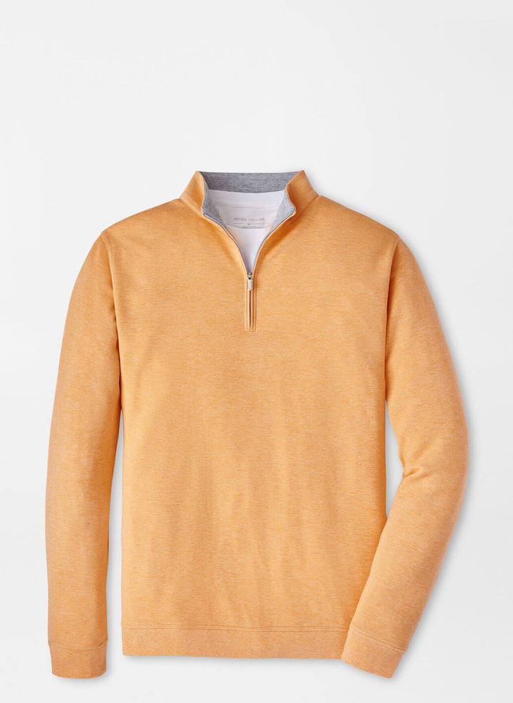 Peter Millar Mens Classic Fit Crown Comfort Pullover - Orange Slice