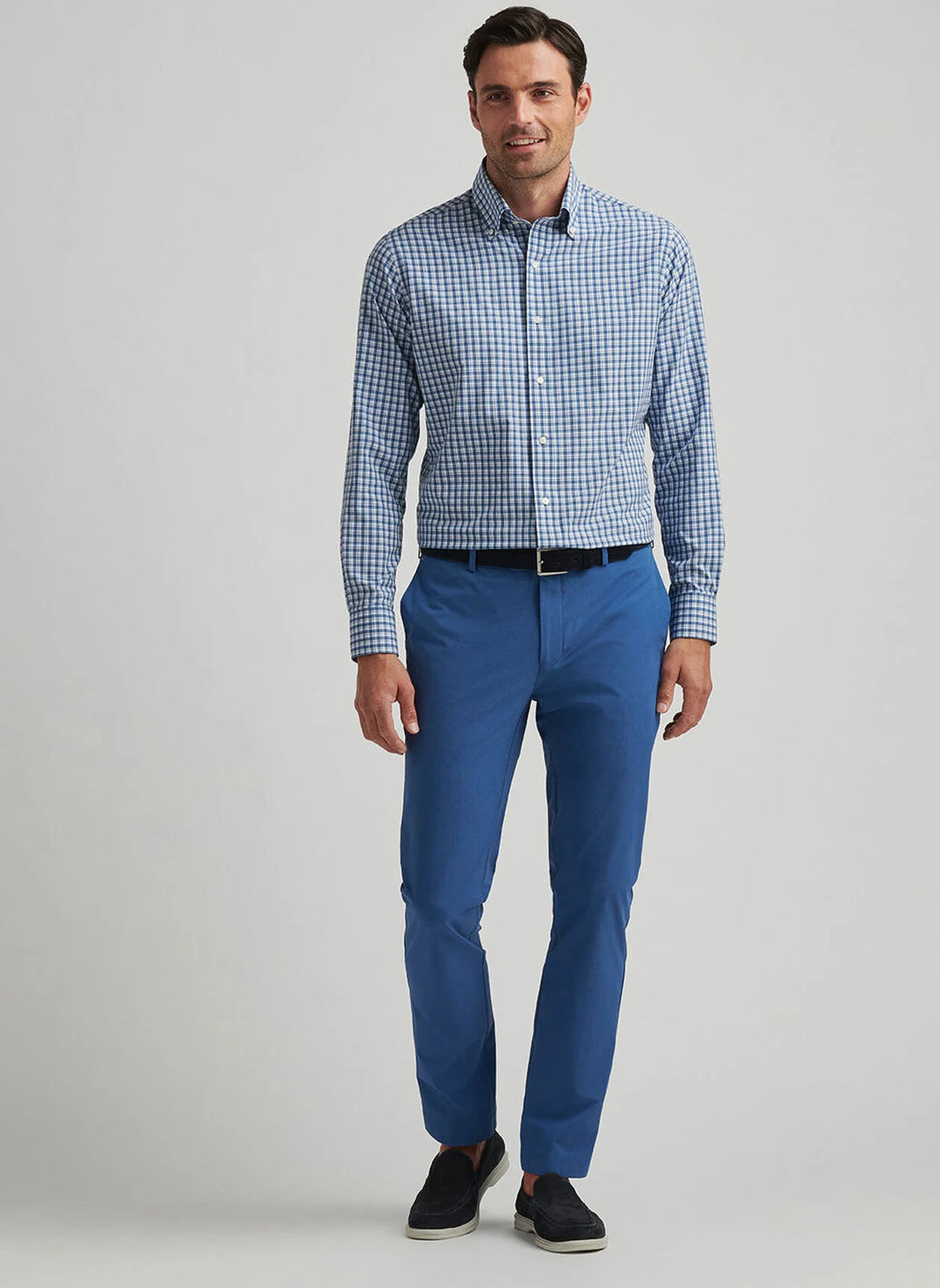 Peter Millar Mens Tailored Fit Surge Performance Trouser - Ocean Blue
