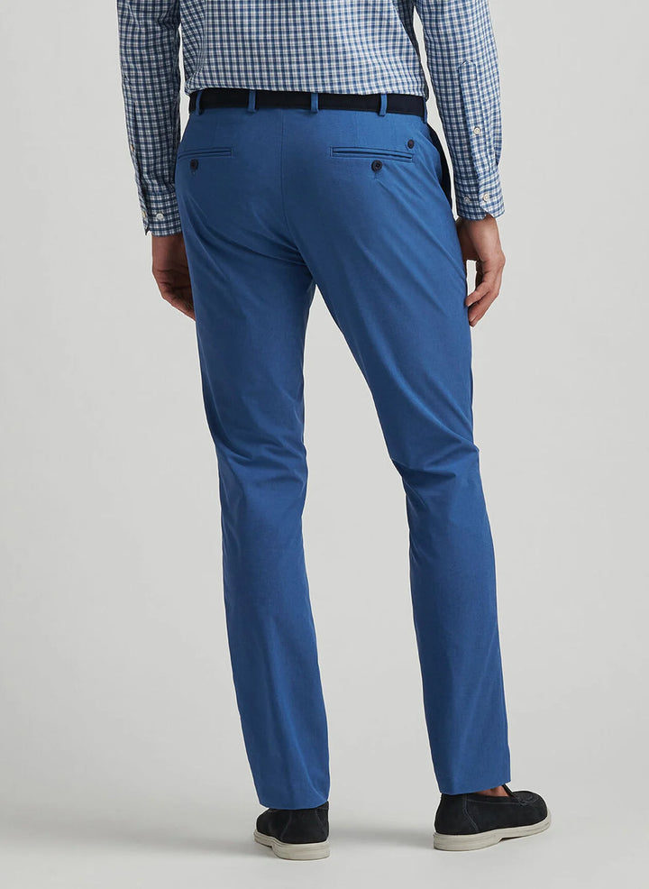 Peter Millar Mens Tailored Fit Surge Performance Trouser - Ocean Blue