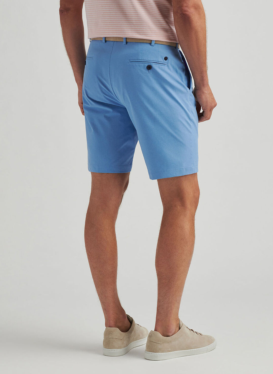 Peter Millar Mens Tailored Fit Surge Performance Short - Fountain Blue