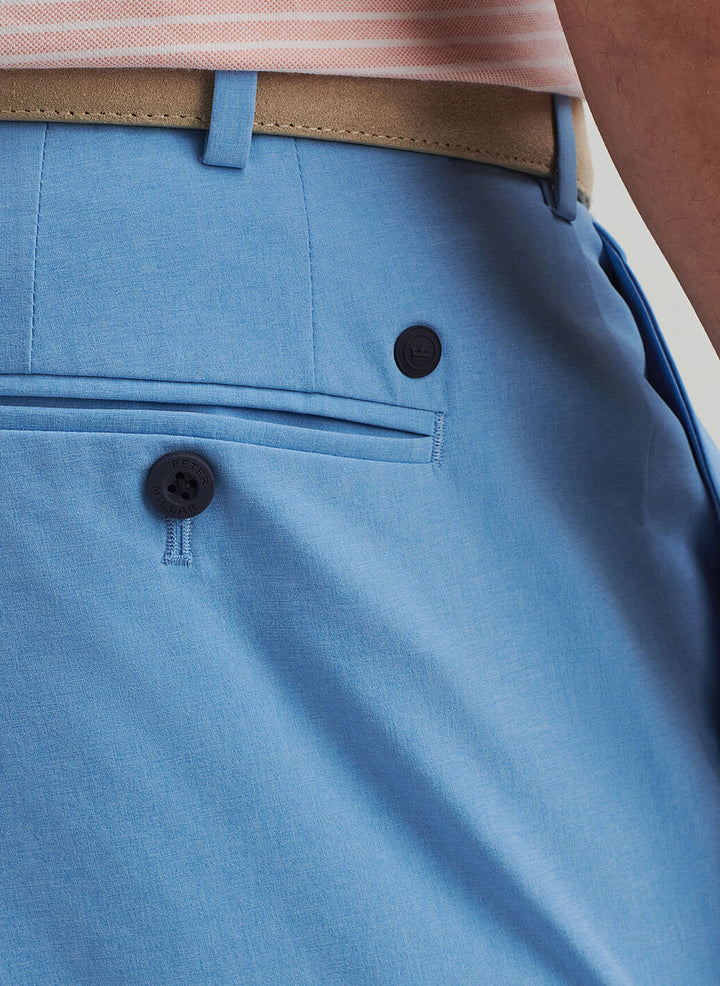 Peter Millar Mens Tailored Fit Surge Performance Short - Fountain Blue