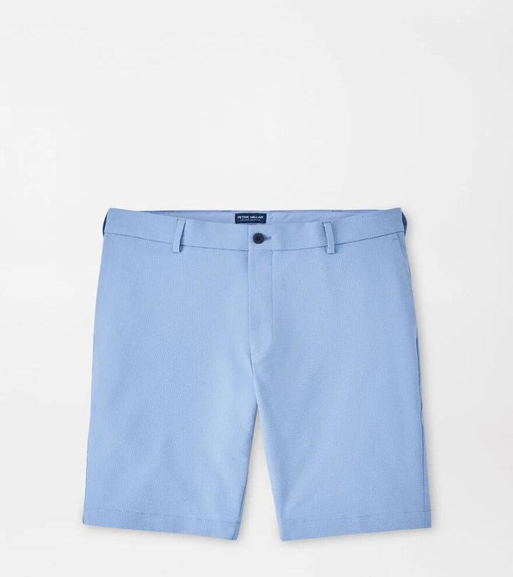 Peter Millar Mens Tailored Fit Matlock Seersucker Performance Short - Angelite