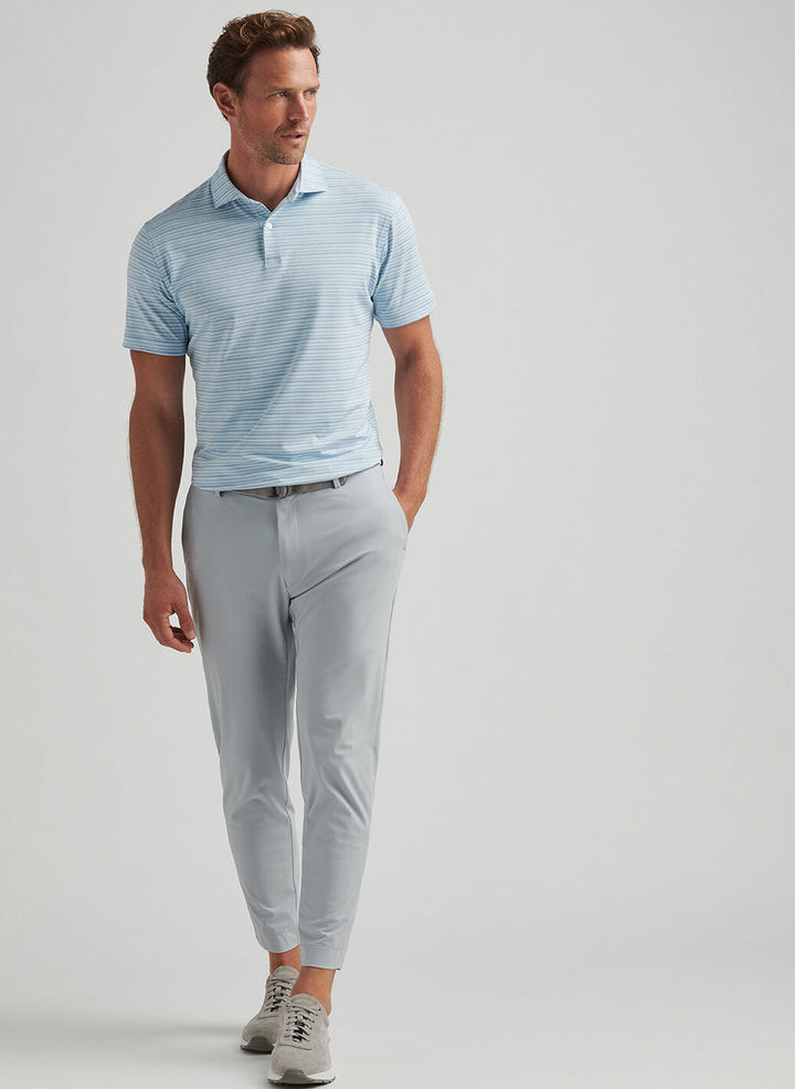 Peter Millar Mens Tailored Fit Blade Performance Ankle Sport Pant - British Grey
