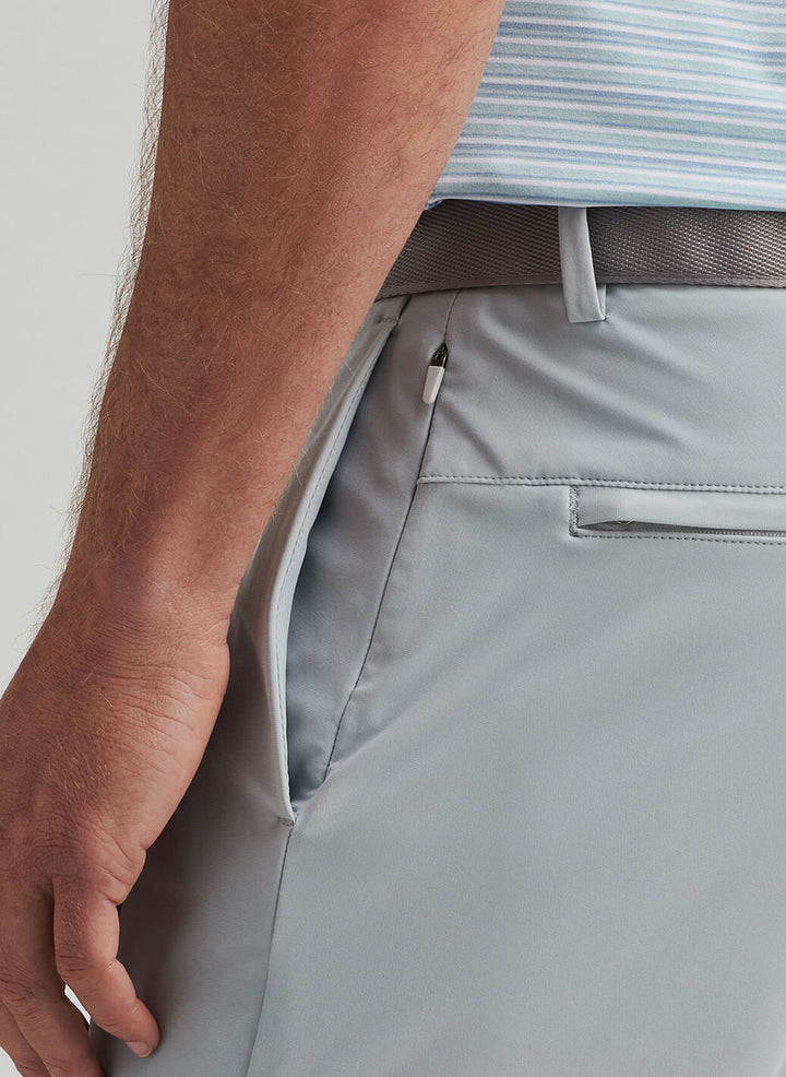 Peter Millar Mens Tailored Fit Blade Performance Ankle Sport Pant - British Grey