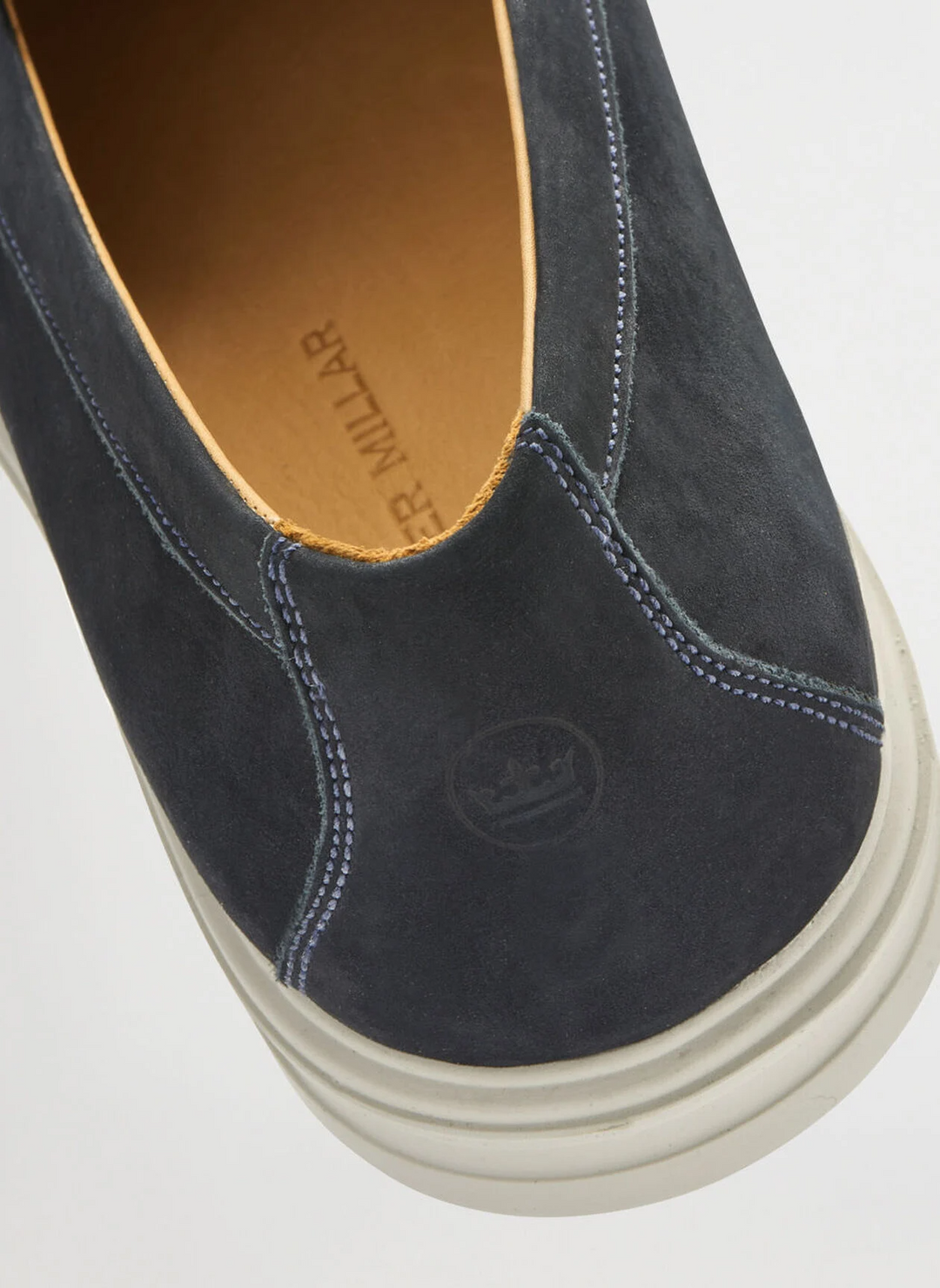 PETER MILLAR Men's Excursionist Nubuck Venetian Loafer - DARK NAVY