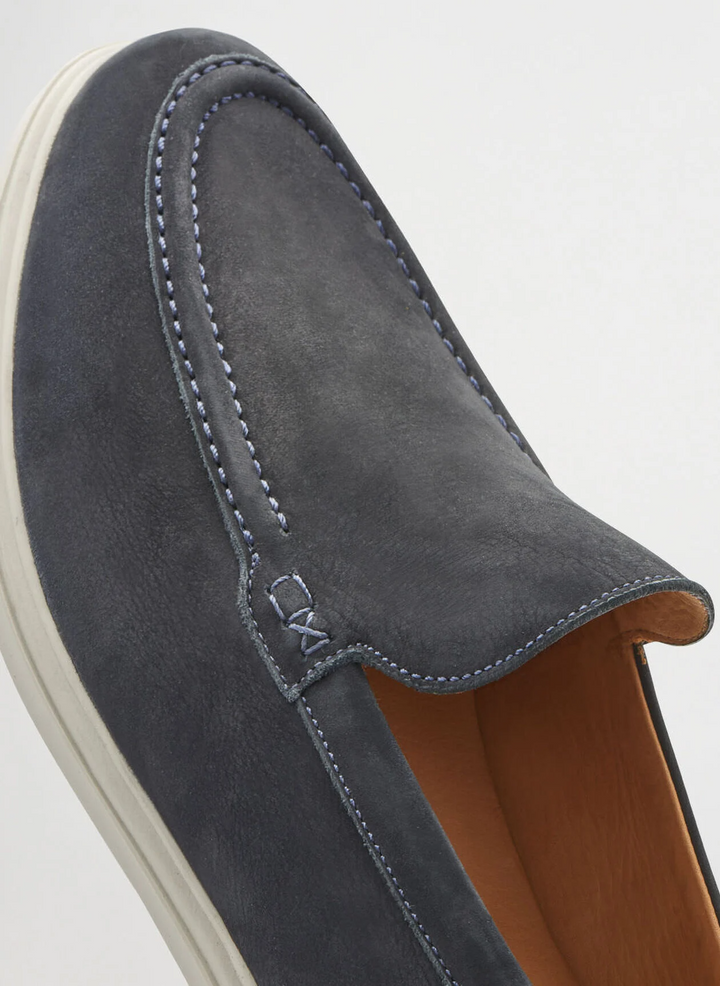 PETER MILLAR Men's Excursionist Nubuck Venetian Loafer - DARK NAVY