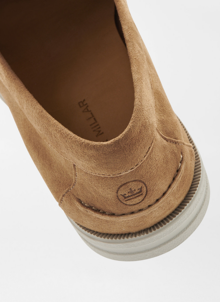 PETER MILLAR Men's Excursionist Boat Shoe - WHISKEY