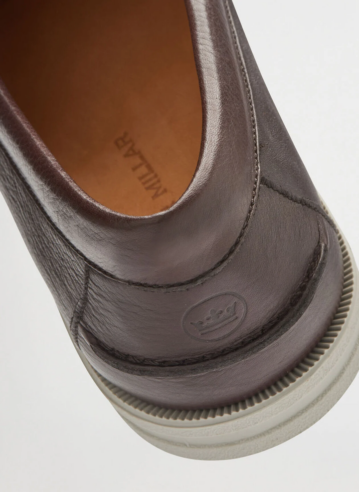 PETER MILLAR Men's Excursionist Leather Boat Shoe - CHOCOLATE