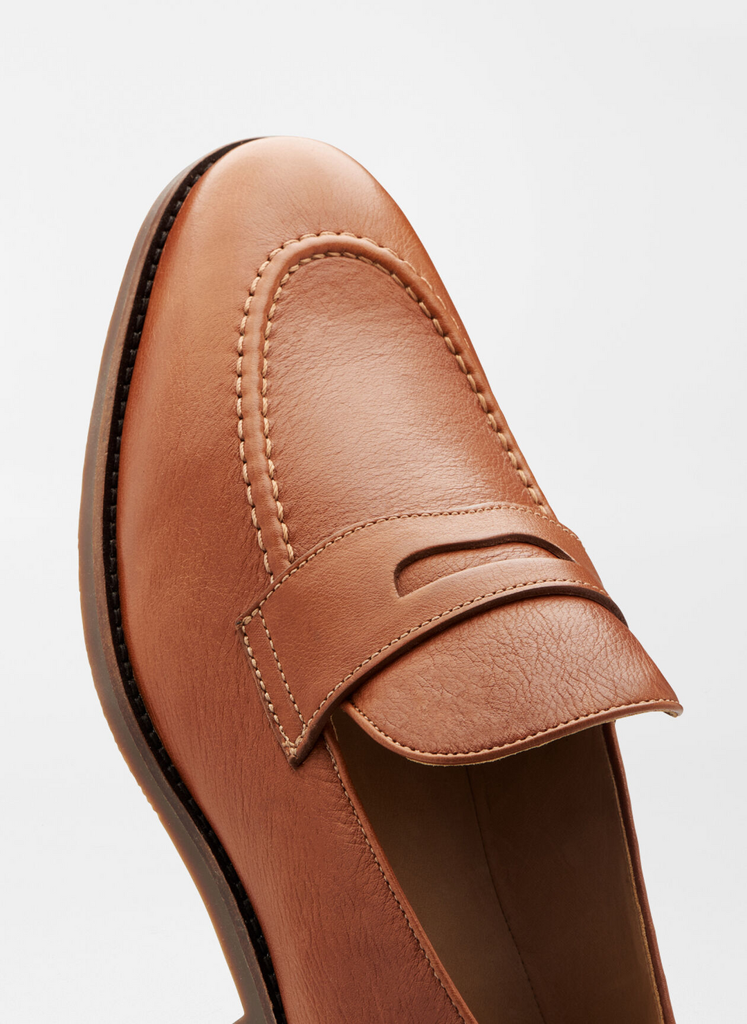 PETER MILLAR Men's Madison Penny Loafer - COGNAC