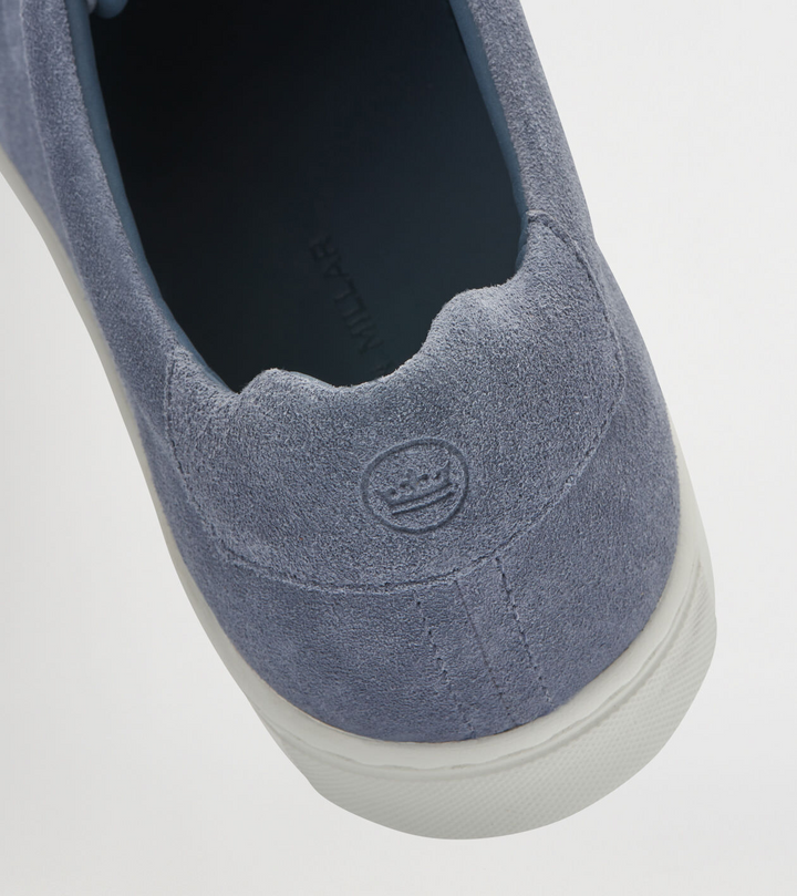 PETER MILLAR Men's Vantage Lite Suede Sneaker - BLUE PEARL