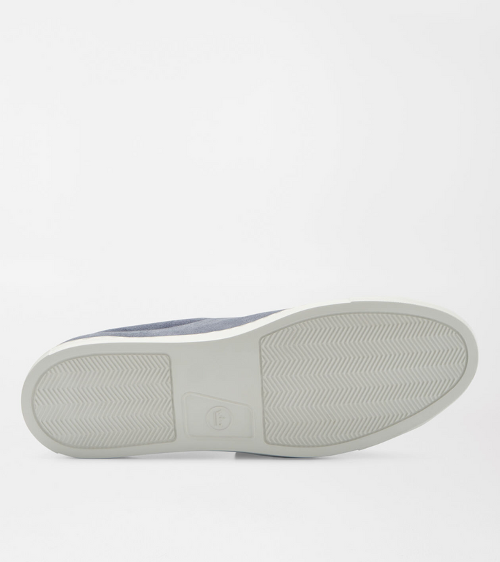 PETER MILLAR Men's Vantage Lite Suede Sneaker - BLUE PEARL