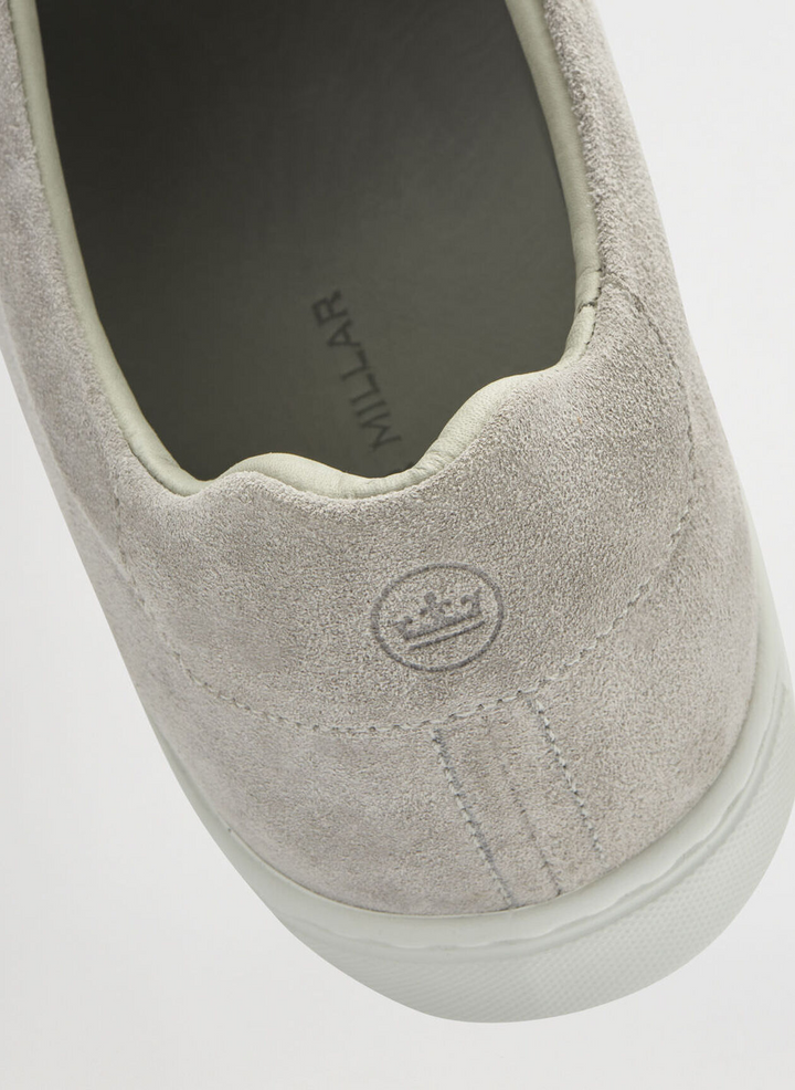 PETER MILLAR Men's Vantage Lite Suede Sneaker - PEARL GREY