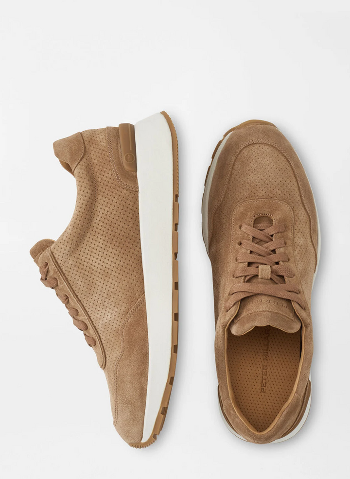 PETER MILLAR Men's Wayfare Runner - DARK JUTE