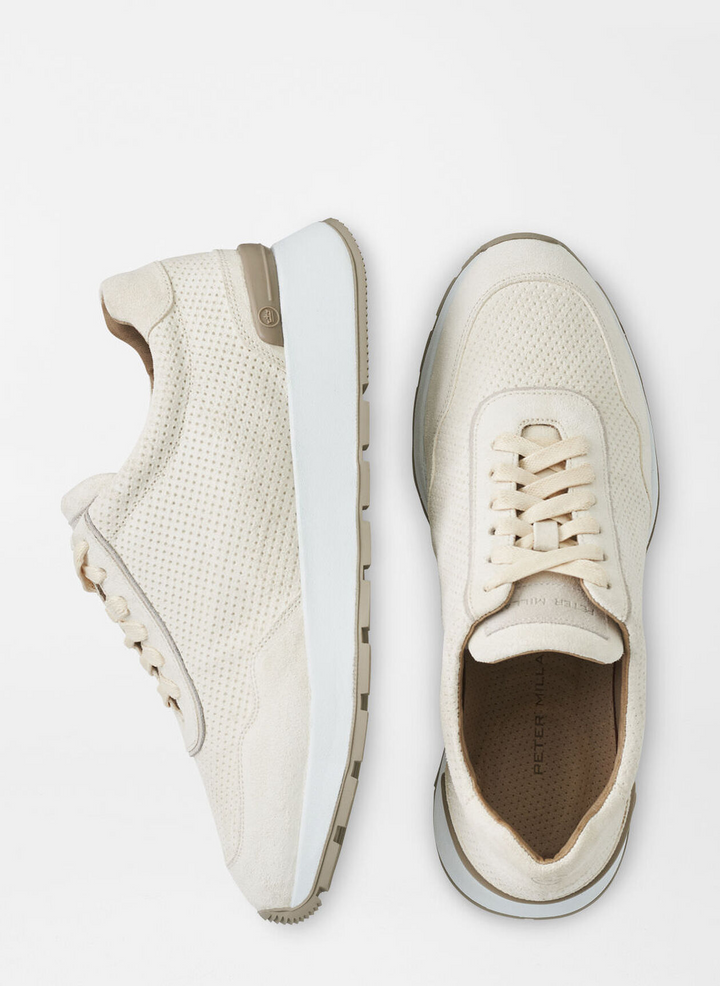 PETER MILLAR Men's Wayfare Runner - IVORY