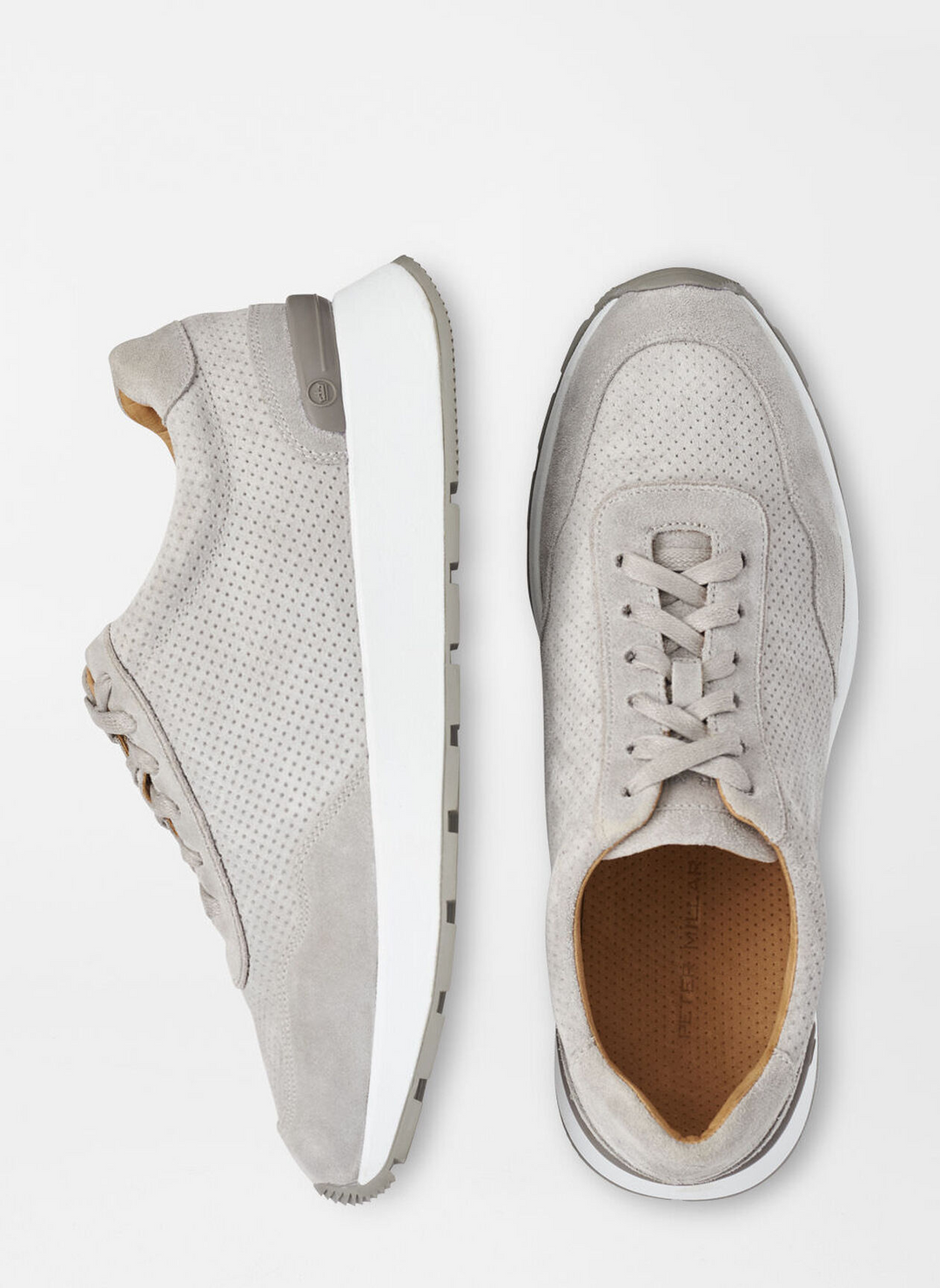 PETER MILLAR Men's Wayfare Runner - PEARL GREY