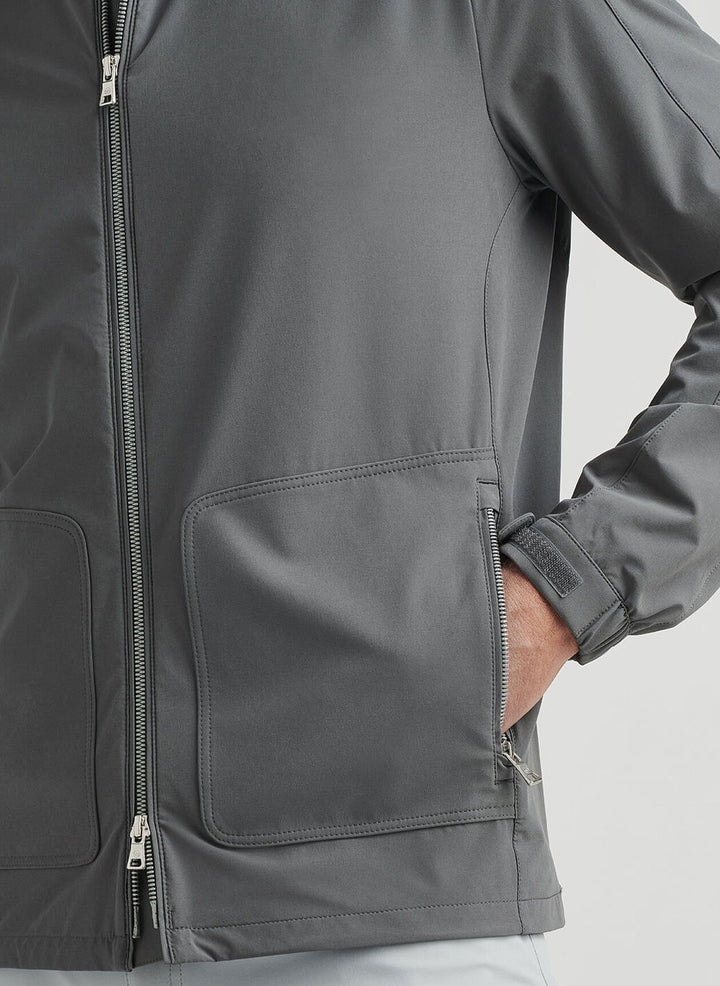 Peter Millar Mens Tailored Fit Contour Vest - Iron
