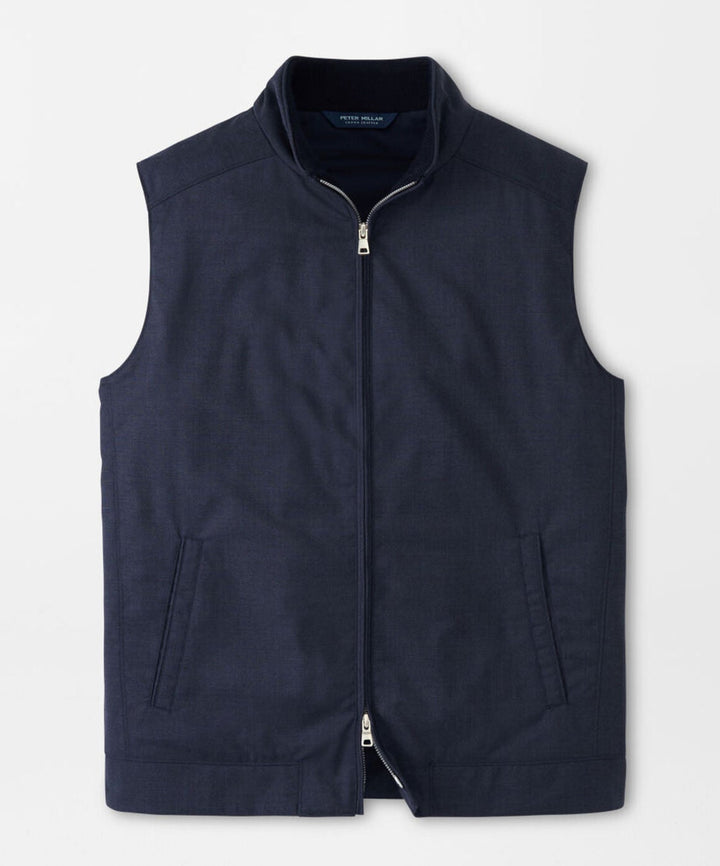 Peter Millar Mens Tailored Fit Excursionist Lite Vest - Navy