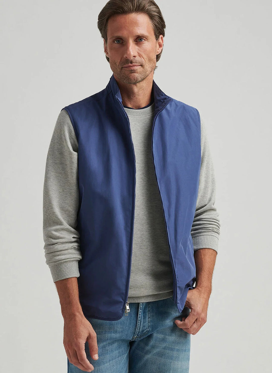 Peter Millar Men's Tailored Fit Mercer Vest - AZURITE