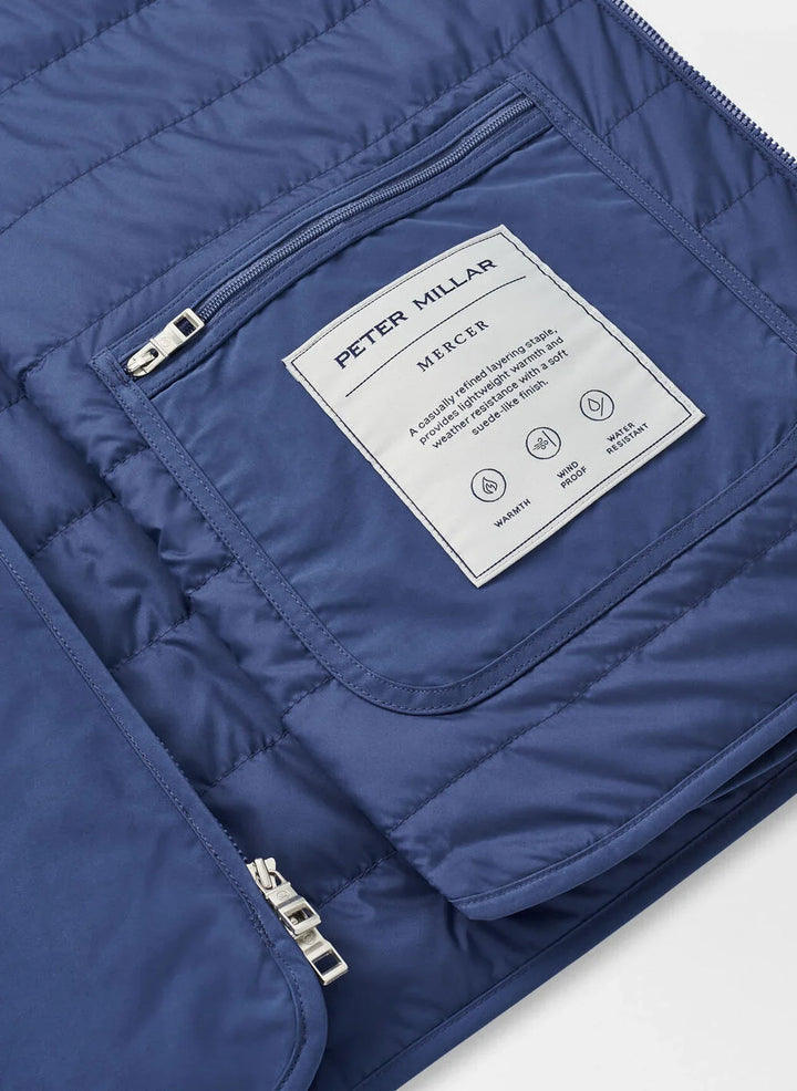 Peter Millar Men's Tailored Fit Mercer Vest - AZURITE