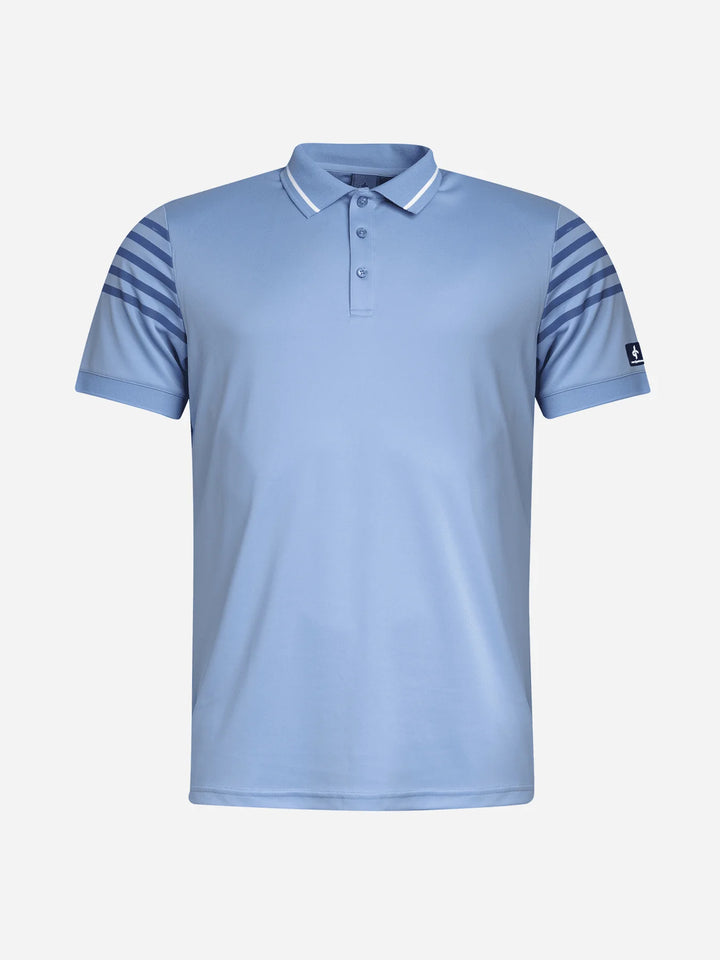 Cross Sportswear Mens Sporty Polo - BEL AIR BLUE - Golf Anything Canada