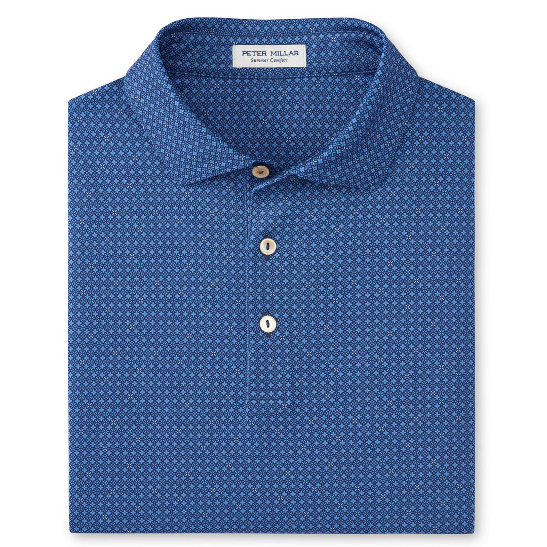 Peter Millar Youth Castellina Performance Jersey Polo - Navy
