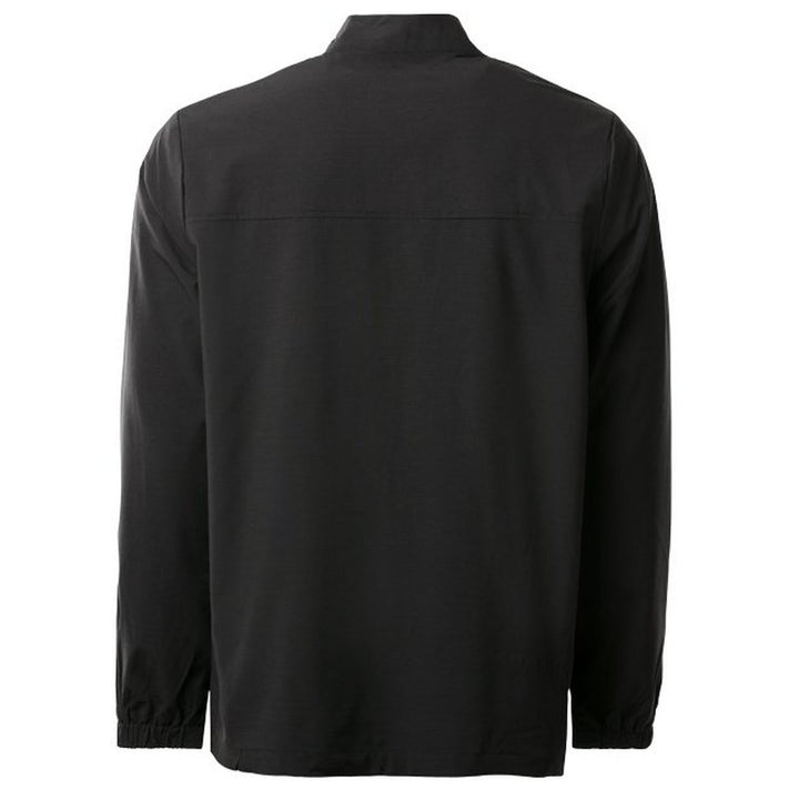 TRAVIS MATHEW MEN'S MIC CHECK FULL ZIP JACKET - BLACK