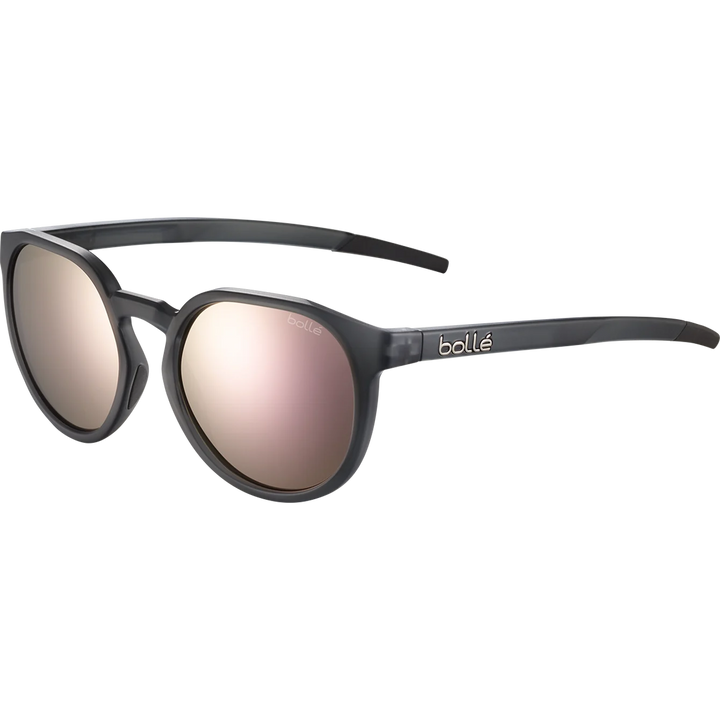 Bolle MERIT POLARIZED Sunglasses - MATTE BLACK / BROWN PINK