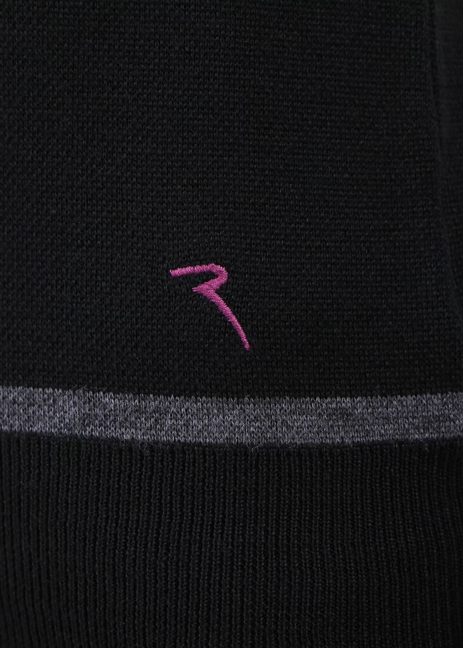 Chervo Women's NAPPINA Wool Sweater - BLACK