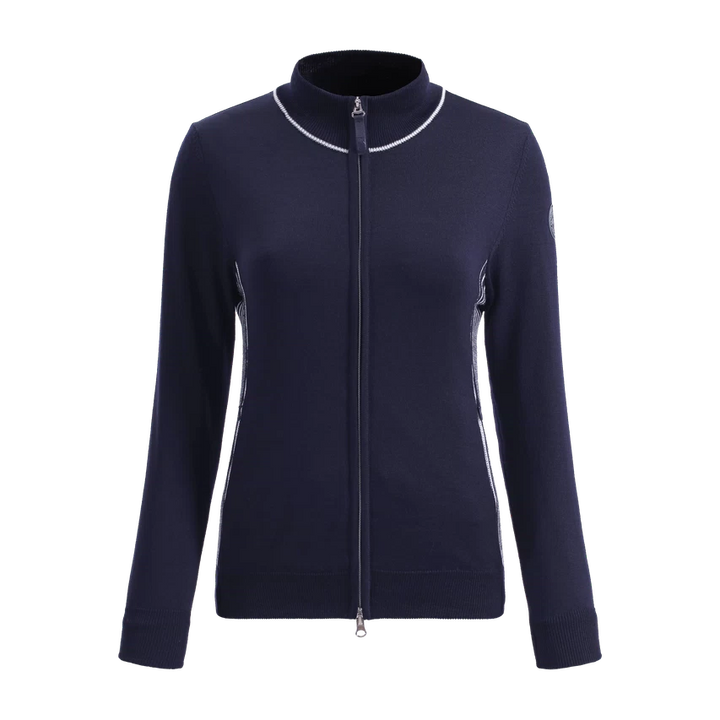 Chervo Women's NAVICELLA Full-Zip Wool Wind Jacket - NAVY