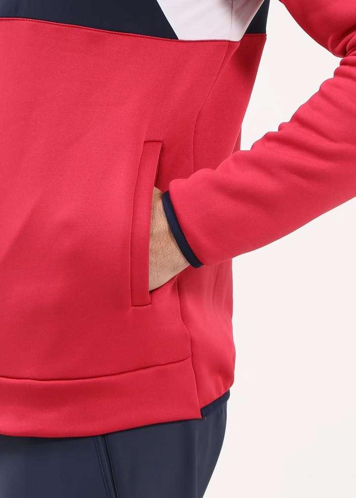 Chervò Men's PONCHO Pro-Therm Half-Zip Hoodie - RED