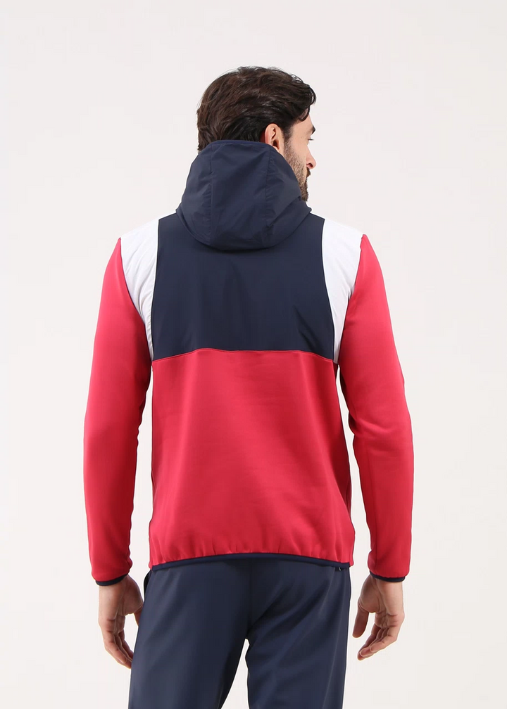 Chervò Men's PONCHO Pro-Therm Half-Zip Hoodie - RED