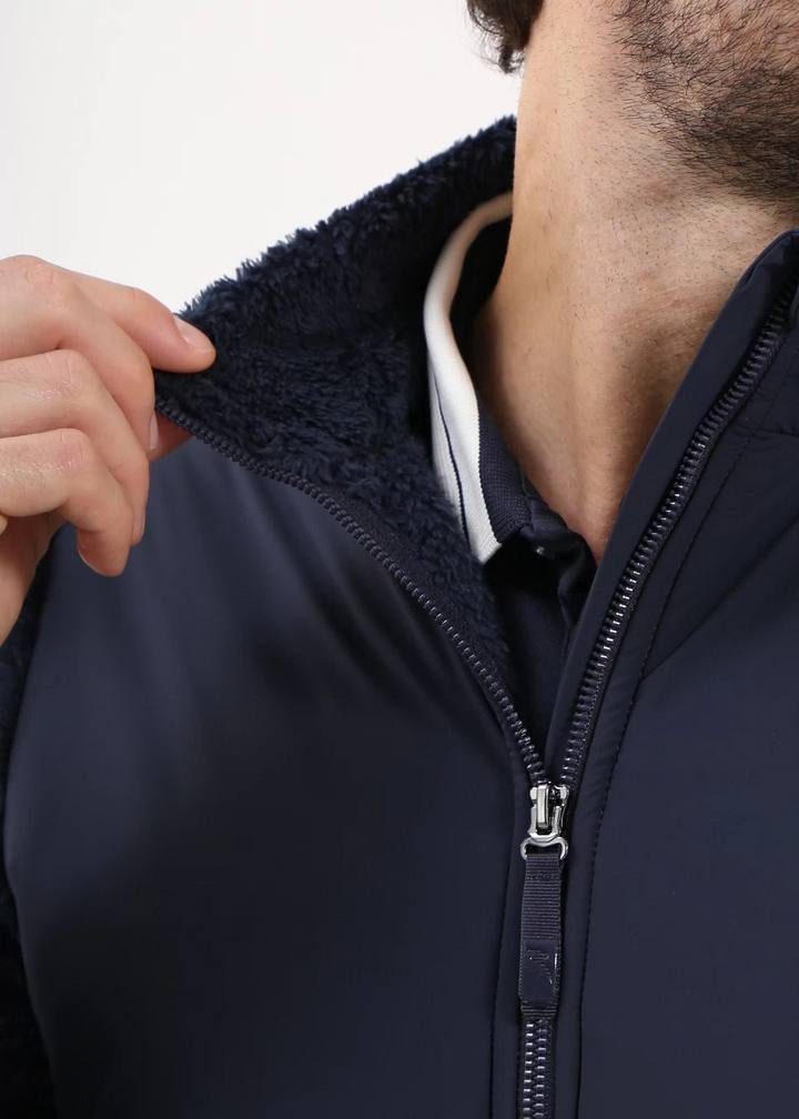 Chervo Men's POLDINO Pro-Therm® Sherpa Full-Zip Jacket - NAVY