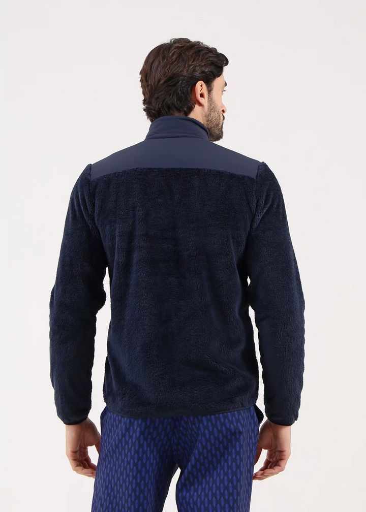 Chervo Men's POLDINO Pro-Therm® Sherpa Full-Zip Jacket - NAVY